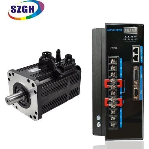 Big performance 7.5kw 380V ac servo motor and driver 7500w servo motor amplifier for cnc kit engine