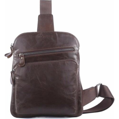 J.M.D 100% Genuine Leather Cross Body Bag Classic And Durable Chest Bag Hot Selling Shoulder Bag 7195C