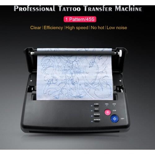 Light Tattoo Transfer Machine Copy Stencil Machine Printer Drawing Thermal Stencil Maker Copier for Tattoo Transfer Paper Supply