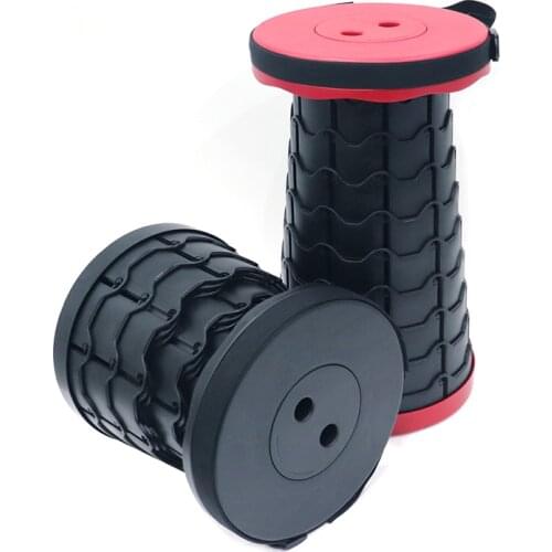 Upgrade Telescoping Stool Simple Stool Collapsible Portable Retractable Folding Stool,Telescopic Stool Outdoor Fishing Stool