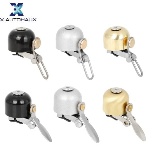 X Autohaux 27mm 30mm Bike Bell Classic Copper Alloy 70db Bicycle Loud Clear Sound Bell Ring Horn Alarm for 7/8 Inch Handlebar