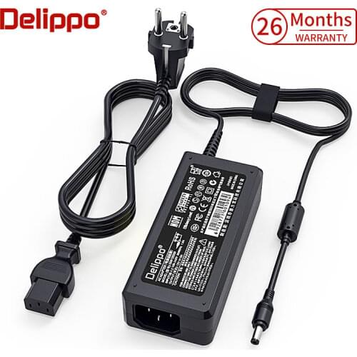 Delippo 12V 5A AC Adapter charger for LG E2360T E2250T E1940T E2240T E2242TE1940T-PN LED LCD Monitor Power Supply Charger