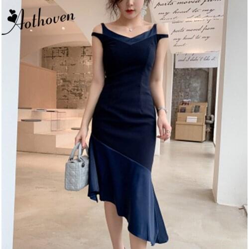 Spring Women Dress Patchwork Spaghetti Strap Ruffles Mermaid Dress Bandage Slim Sexy Party Bodycon Vintage Dresses 2019 Vestidos