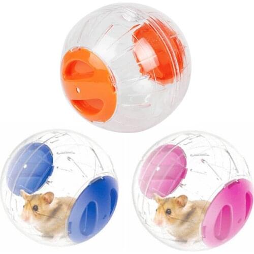 2pcs/lot Exercise Ball Pet Rodent Mice Jogging Plastic Hamster Crystal running ball Rat Play Toy