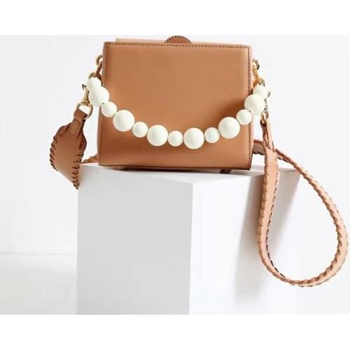 2021 Pearl Small Fresh Summer Versatile Leather Cowhide Fashion Korean Women Bag