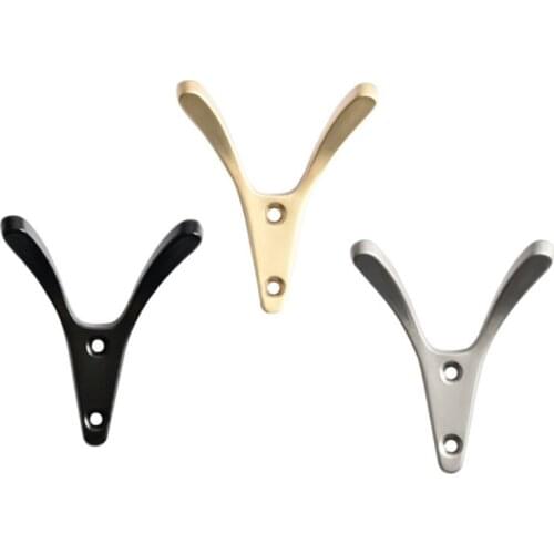 5pcs/lot Zinc Alloy Coat Hooks Wall Door Mount Towel Hanger For Coats Hats Clothing Home Storage Hooks Wall Hook Towel Hanger