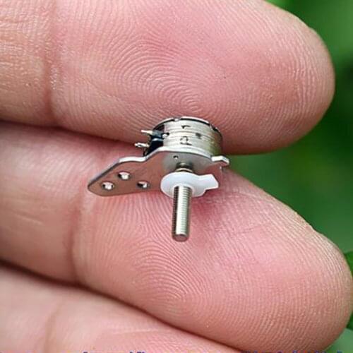 5PCS Nidec 7MM Micro Mini 2-phase 4-wire Stepper Motor Small with Push Block DIY Camera Focusing Precision Motor Accessories