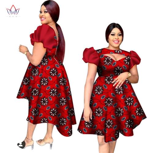 African Dresses for Women Short Sleeve sexy Dresses for Women Party Wedding Casual Date Dashiki African Women Dresses WY6926