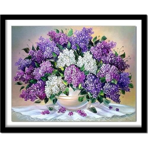 Diamant painting Diamond embroidery Vase flower 5d diy diamond painting full square new arrivals 564DD diamond round