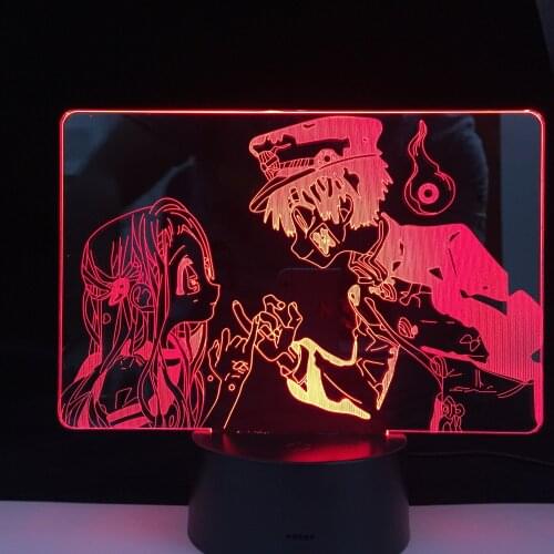 Anime Hanako Kun Lamp Gadget Toilet Bound Hanako Kun Light for Bedroom Decor Led Night Light Birthday Gift Drop Shipping