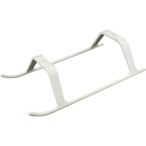 White Plastic Landing Skid Set (one hole) undercarriage As H450Landing gear TREX 450 PRO RC Helicopter F00538