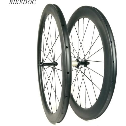 BIKEDOC Cheap 700C Carbon Wheels Front 50MM Rear 60MM Bicycle Wheelset