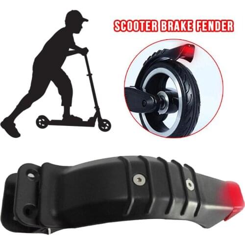 Electric Scooter Taillight Fender Rear Brake Foot Brake Fender Carbon Fiber 5 Inch 5.5 Inch Universal Hook Fender Hook Cover