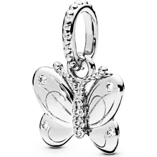 925 Sterling Animal Butterfly European Charms Bead Fit Original Charms Bracelets DIY Pendant Charm Beads Women Jewelry Making