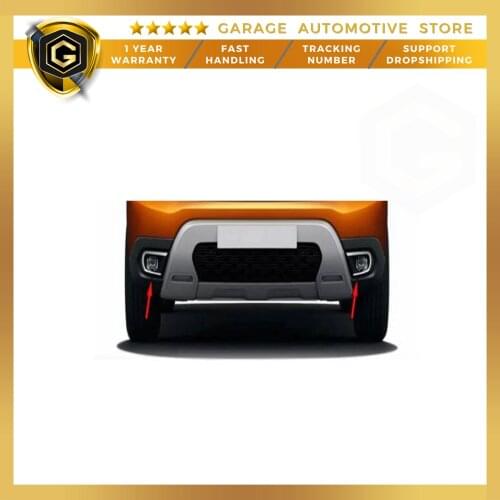 For Dacia Duster Stainless Steel Chrome Accessory Fog light Frame 2 Piece 2018 Above