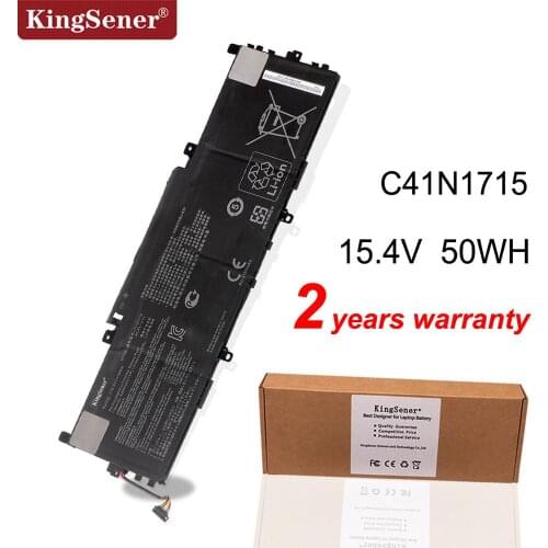 Kingsener New C41N1715 Laptop Battery For ASUS UX331FN UX331UA-1B UX331UN UX331UN-1E U3100UN 0B200-02760000 15.4V 50WH