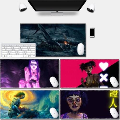 Computer Mousepad Play Mat with Locking Edge High Quality Durable Witness Mads Robots