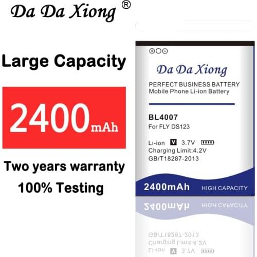 2400mAh BL4007 Li-ion Phone Battery for FLY DS123 Mobile phone replacement battery