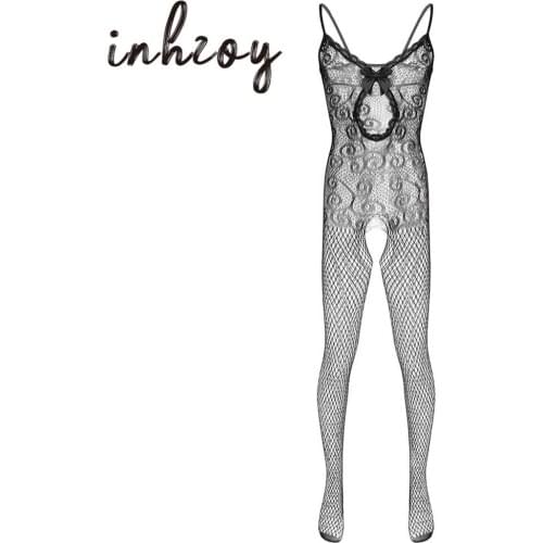 Mens Sissy Lingerie Transparent Mesh Fishnet Bodysuit Stretchy Pantyhose Tights Hot Sexy Bodystocking Male Erotic Gay Underwear