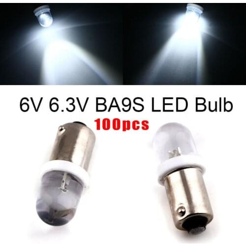 Bulbs LED Light Lamp Set White Pinball Machine 100Pcs 20LM 8000K Car Replacement Accessories