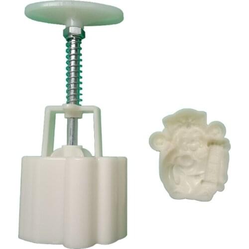 Cake Decoration Mode Thickness Adjustable DIY Pattern Bath Bombs Hand-Pressure Cutter the Auspicious Meaning Festival