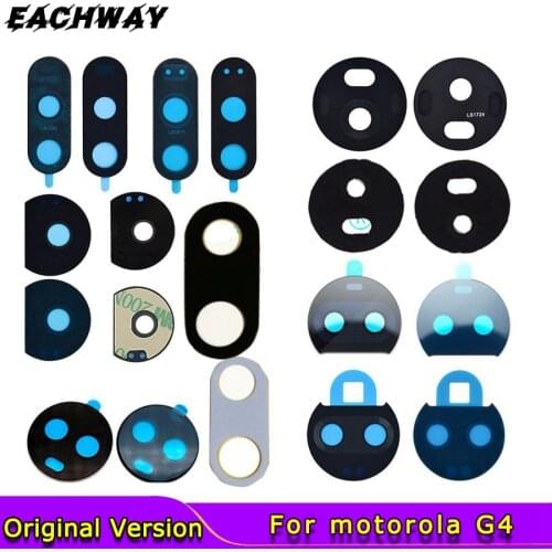 New Back Rear Camera for Motorola MOTO G4 Glass Lens Cover with Adhesive G5S E4 Z2 Play / Force X4 G5 Plus for MOTO G4 Plus G5