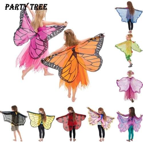 2021 new childrens Halloween performance accessories cosplay butterfly fairy wings carnival dress up costume angel wings