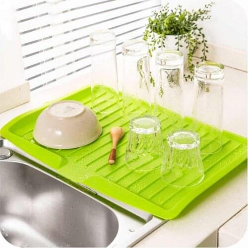 New Dishes Sink Drain Plastic Filter Plate Storage Rack Shelving Rack Drain Board Kitchen Tools Hogard Drop shipping