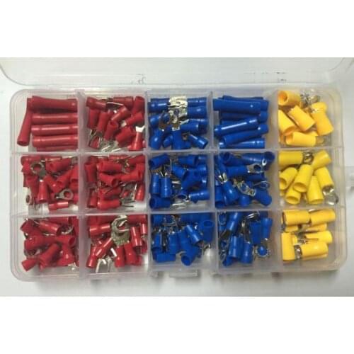 New Arrival Espadas Awg 250pcs/lot 15model Valued Assorted Kit Wire Connectors - Electrical Crimp Terminal Set