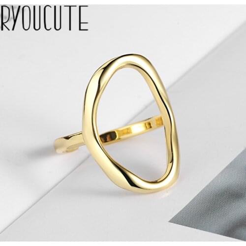 New Trendy Charm Circle Rings For Women Men Boho Knuckle Party Rings Punk Cocktail Jewelry Girls Gift anillos bijoux