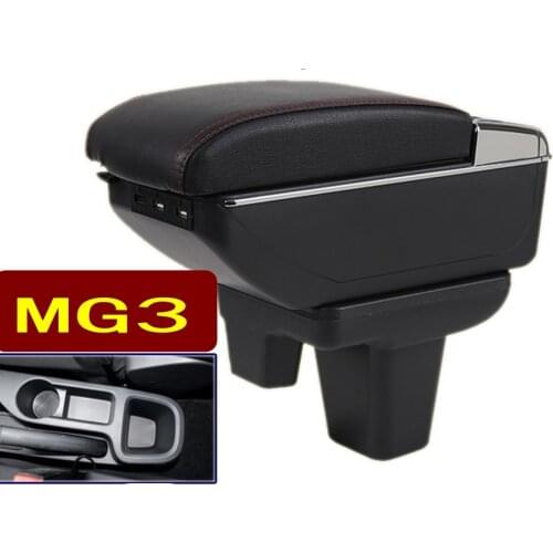 For MorrisGaragesMG3 mg3 mg3s armrest box central Store content box cup holder ashtray interior + 7USB 2017-2018