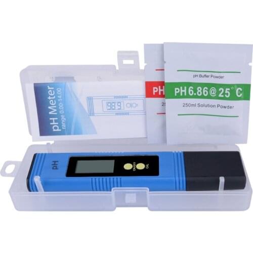Portable LCD Digital PH Meter Tester Pen Water Quality Purity Monitor Filter Measuring for Aquarium Wine Urine Acidometer