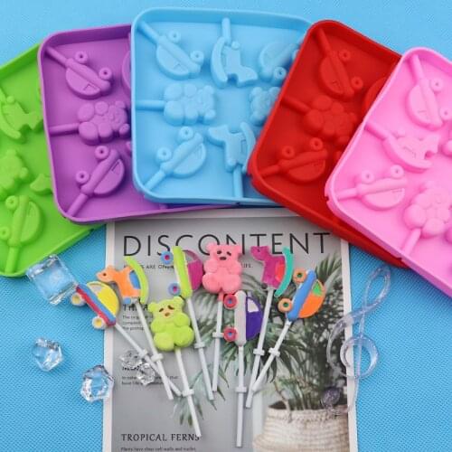 8 Even Trojan Car Silicone Lollipop Mold Xg280