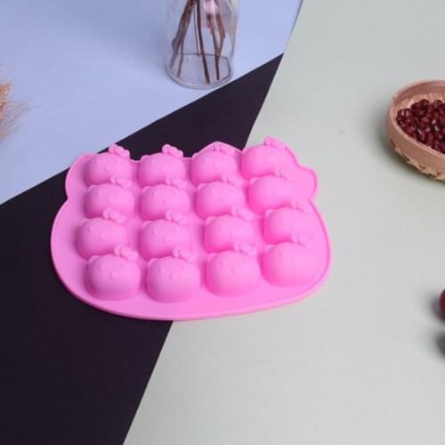 Cute Cat Essential Oil Soap Silicone Mold DIY Summer Ice Cake Chocolate Handmade Scented Aromatherapy Candle Mould Supplies