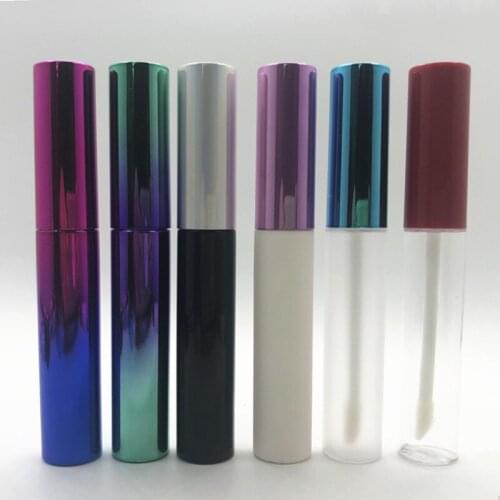 10/30/50pcs New 10ml Empty Lip Gloss Tube Lipstick Tubes Silver/Blue /Red/Purple Reffilable Bottle Cosmetic Packaging Container