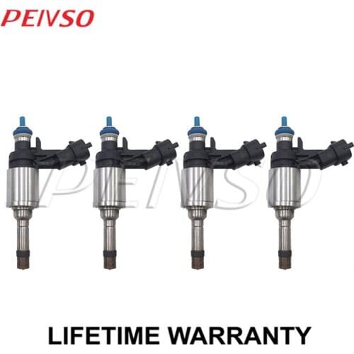 4x 0261500112 12636111 fuel injector for BUICK REGAL 2011~2013 VERANO 2013~2016 2.0L L4 Turbocharged
