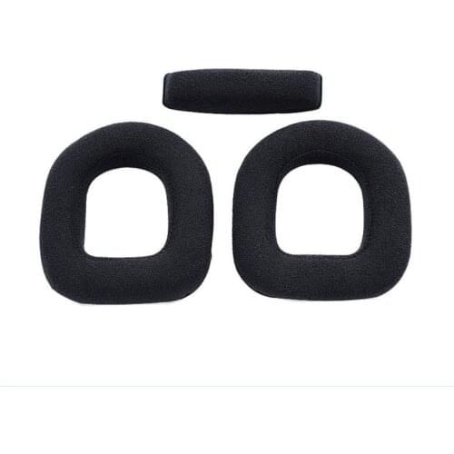 Ear Pads Headphone Earpads For -Logitech -Astro A10 Ear Pads Headphone Earpads Replacement Headband Cushion Repair Parts