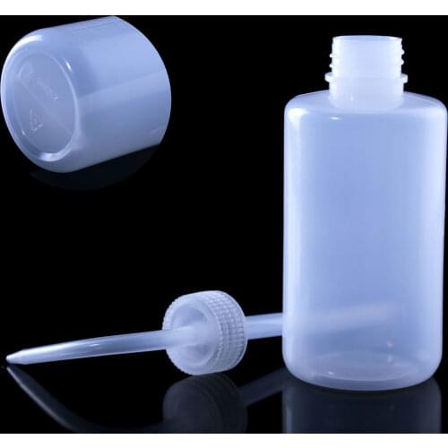 Eyelash Cleaning Washing Bottle Eyelash Extension Tool Elbow Narrow Mouth Long Tube Clean Eyebrow Skin Care Remover Bottle