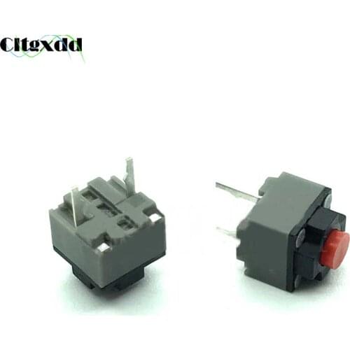 Cltgxdd 10PCS/Lot Square Silent Mouse Micro Switch 6*6*7.3mm Mute Silent Switch 2Pin Button Key Switch M330 M220 Repair Replace