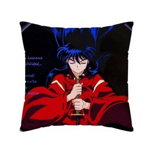 Hot Sale Japanese Anime Inuyasha Cartoon Pillowslip Durable Unique Throw Square Pillowcase Fashionable Custom Pillowcase Design