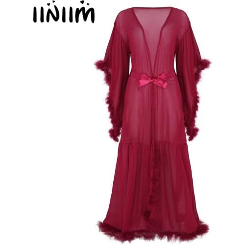 Женские ночные сорочки с рукавами Iiniim China At AliExpress