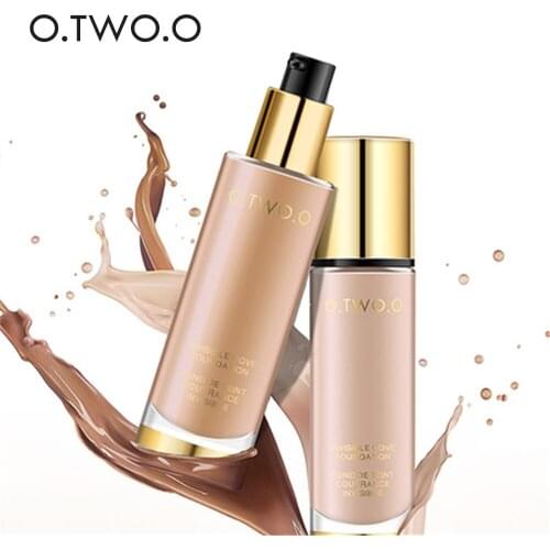 Liquid Foundation Invisible Full Coverage Make Up Concealer Whitening Moisturizer Waterproof Makeup Foundation 30ml