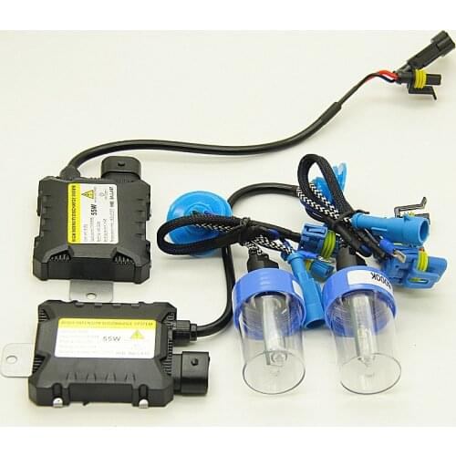 12V 55W hid 4300K 6000K 8000K H7 H4 H11 9005 9006 H3 H1 xenon headlight kit