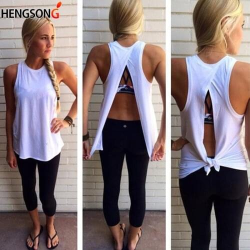 Summer Tank Tops For Women Casual Irregular Shirt Back Split Sleeveless T Shirt O-Neck Loose Shirt For Female Ropa Mujer