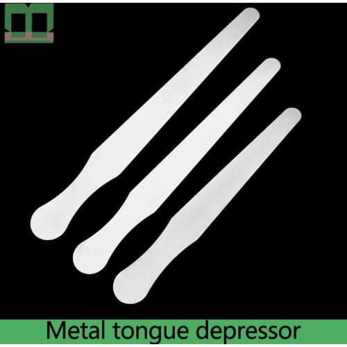 Metal tongue depressor spatula stainless steel 14/16/18cm Throat examination surgical operating instrument Surgical tool