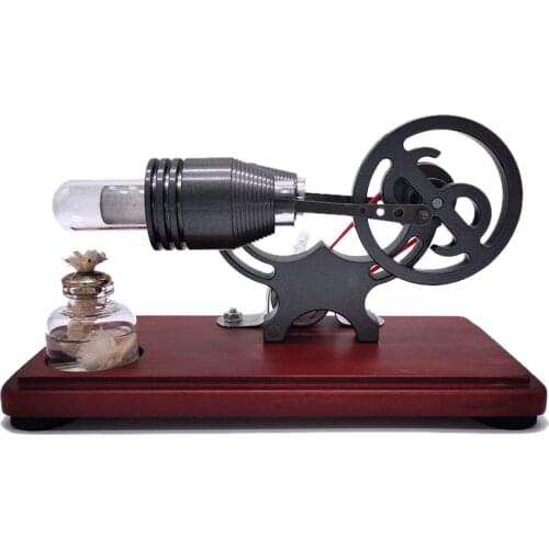 Hot Air Stirling Engine Model Electric Generator Motor Physics Steam Power Education Toy Science Experiment Kit Set