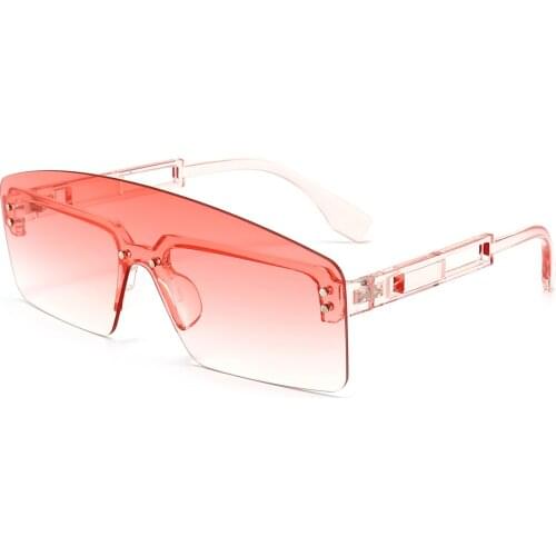 Fashion trend Sunglasses integrated multi-color dazzling European and American Style Sunglasses personalized glasses trend