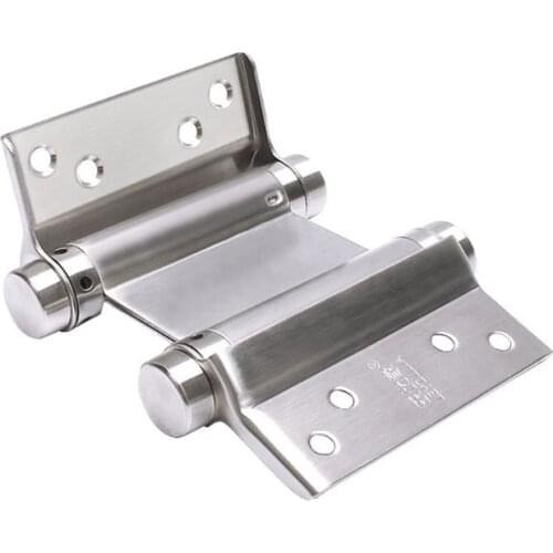 Double Open Spring 4 Inch Hinge Stainless Steel Two-way Free Door Hinge for Bar