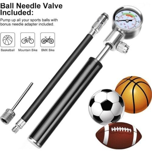 210PSI Portable Pump for Xiaomi Mijia M365 Bird Scooter Tire High Pressure Mini Pump With Gauge Hose Tire Tube Hand Air Inflator