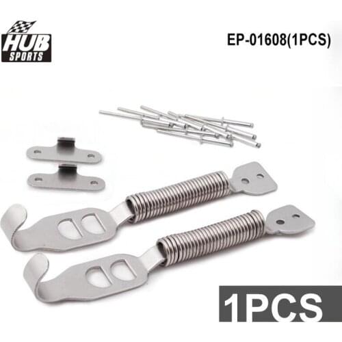 Stainless Boot Bonnet Springs Clips Competition Hood Panel Race Rally Pair Lock For Toyota MR2 MK2 HU-01608(1PC)